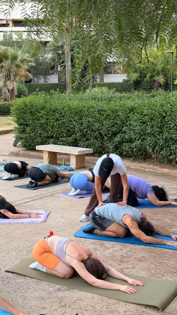 Una classe di pilates